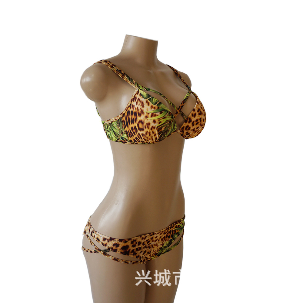 F4677leopard bikini set